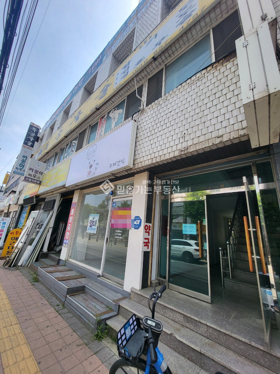 경기 평택시 합정동 중앙로 대로변 전용 12평 저렴한 1층상가 월세 매물번호 10711 사진 1