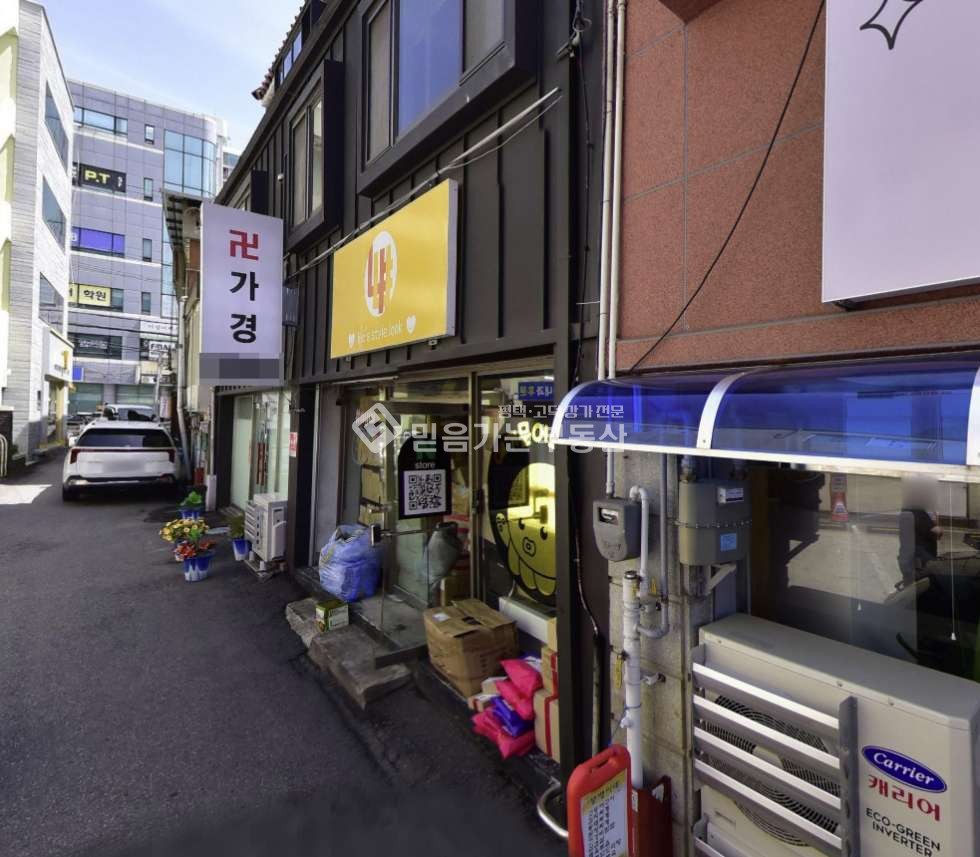 경기 평택시 합정동 평택여중 사거리 근교, 먹자골목 초입세, 저렴한 월세, 전용 12평 1층 월세 매물번호 10672 사진 1